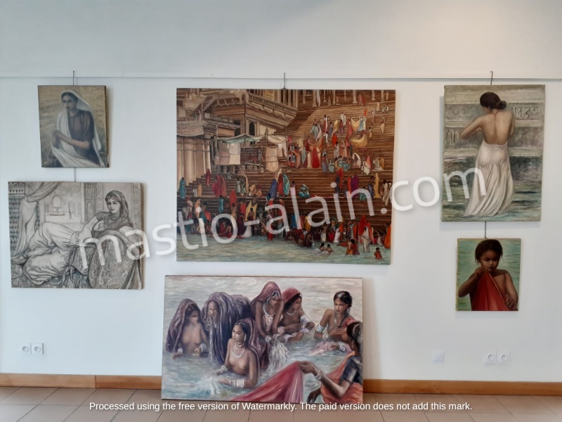 Peinture de baigneuses